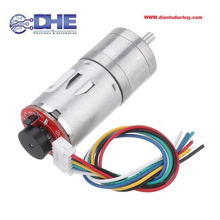 ĐỘNG CƠ GIẢM TỐC GA25-370 12VDC ENCODER 11 XUNG -TỐC ĐỘ 60RPM,170 RPM, 280RPM, 620RPM...