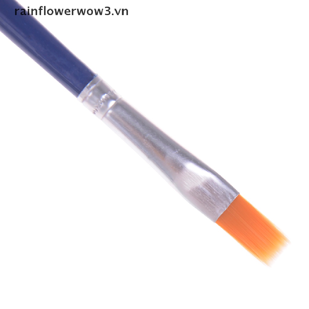 Bộ 6 Cọ Vẽ Màu Nước Bằng Sợi Nylon Chuyên Dùng