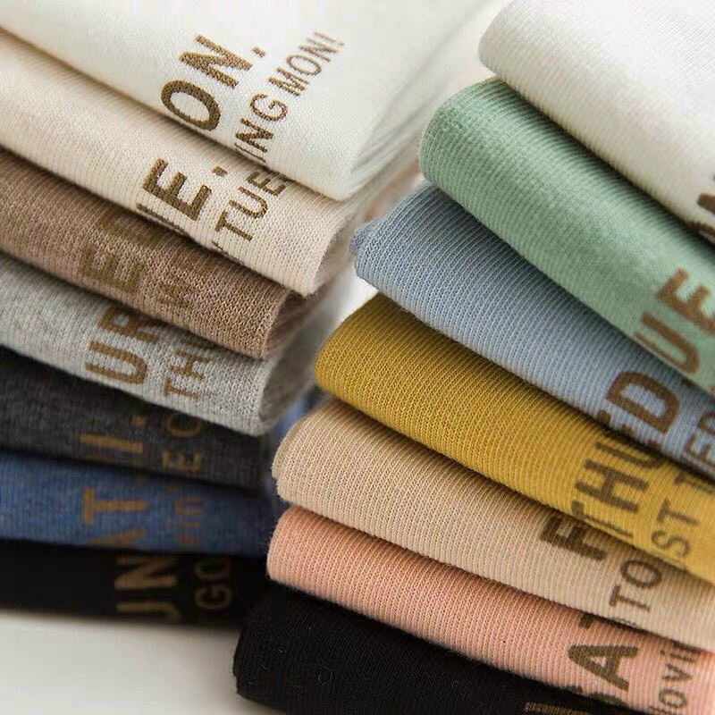 Combo 7 Đôi Tất Tuần Nữ Thời Trang - Tất Nữ Cổ Ngắn Sét 7 Đôi Đủ màu Sắc Dễ Thương