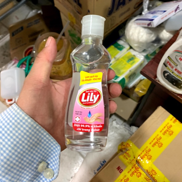 Gel rửa tay Lily 150ml Mỹ Hảo