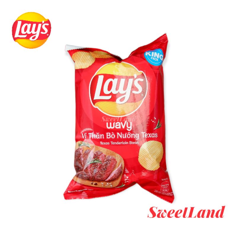 Bánh snack khoai tây Lays nhiều vị gói lớn 58g