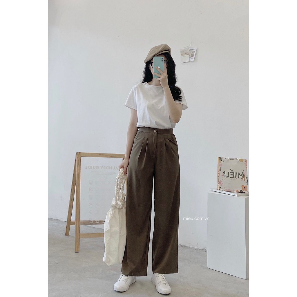 [ Miều ] Quần dài form suông Suna Long Pant