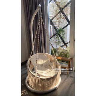 Xích đu macrame ( không kèm chân treo ghế)