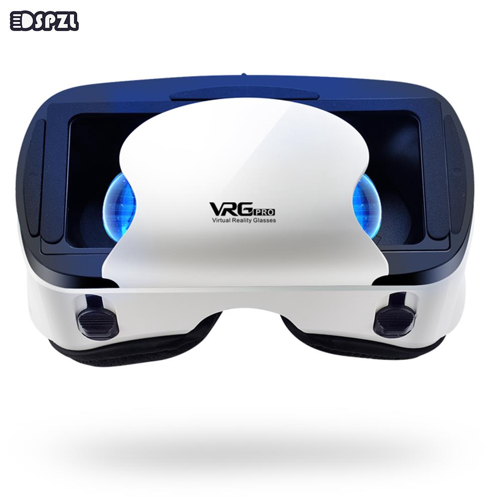 VR Headset Glasses 3D VR Glasses Virtual Reality Glasses Aspheric Lens Head-Mounted Mobile Phone Focus Adjustment