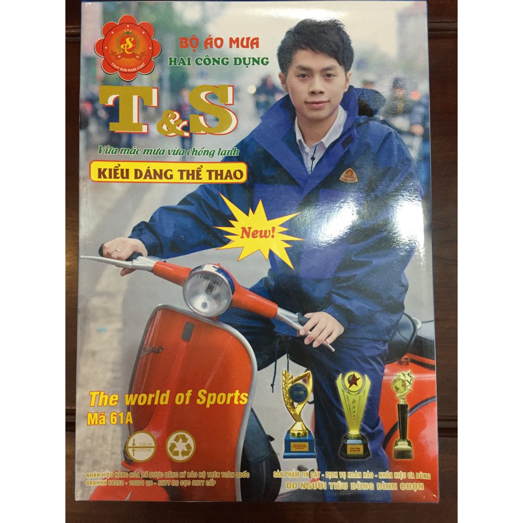 Áo mưa bộ Thủy Sơn