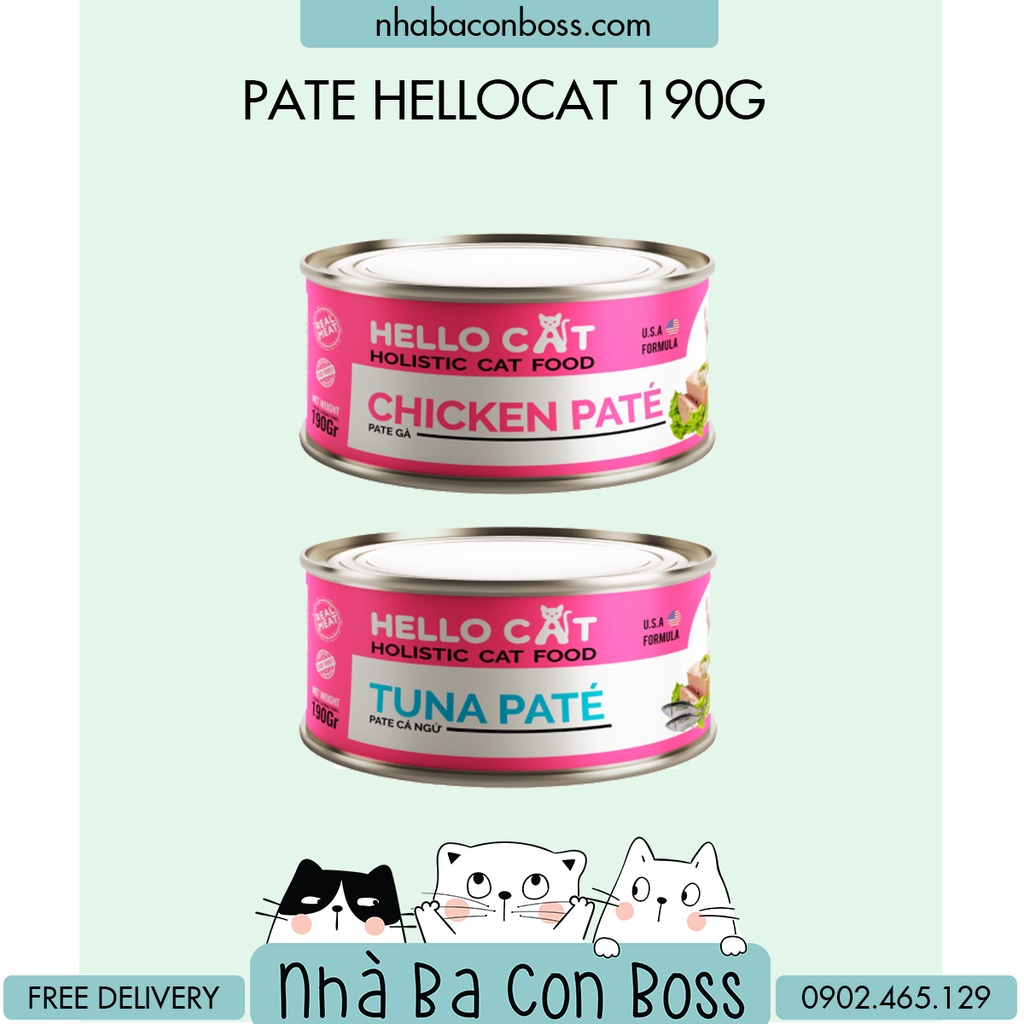 Pate Cho Mèo - Hello Cat 190g