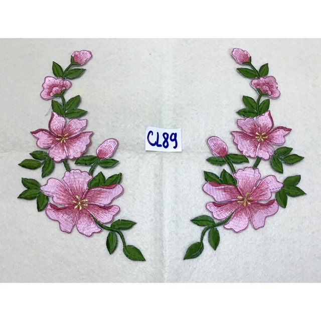 Cặp bông ủi trang trí áo