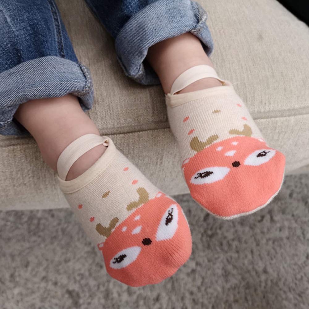 Vớ Cotton Mềm Mại Ấm Áp Chống Trượt Thoải Mái Nhiều Màu Sắc Cho Bé Sơ Sinh