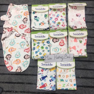 Ủ kén cotton Swaddle cho bé sơ sinh ~ 6kg
