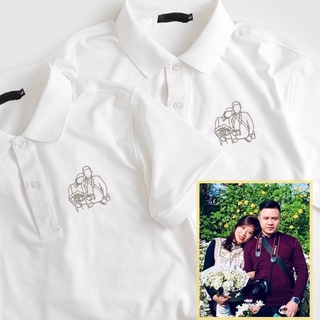Áo Polo thêu hình theo yêu cầu của khách, thời trang nam nữ , áo cặp đôi