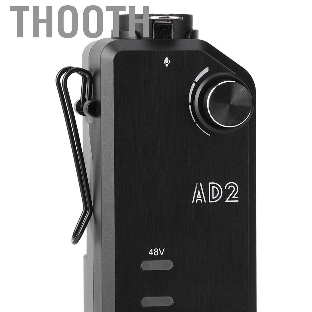 Thooth Made of Abs and Metal Material High Reliability Audio Converter Camera Amplifier for Mobile Phone/camera Universal
