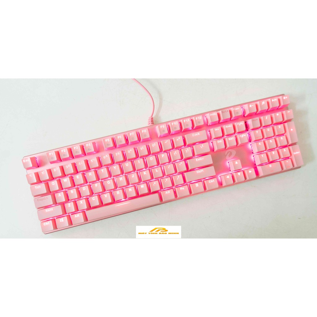 Bàn Phím Cơ Gaming DAREU EK810 Queen Pink (MULTI-LED, Blue/ Brown/ Red D switch) - Chính Hãng