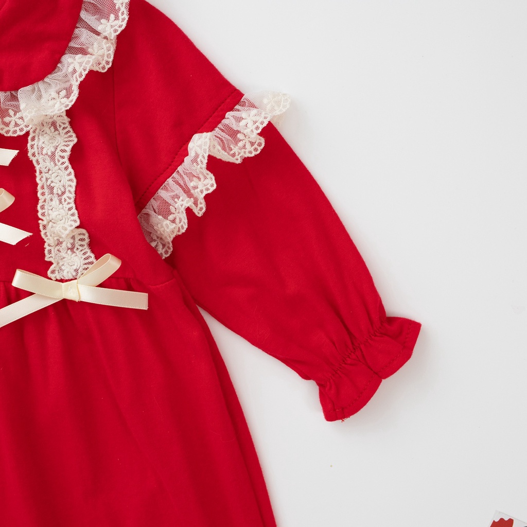 Sanlutoz Autumn Princess Long Sleeve Baby Girls Rompers