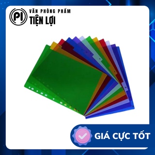Bìa phân trang nhựa 10, 12, 24, 31 màu khổ a4