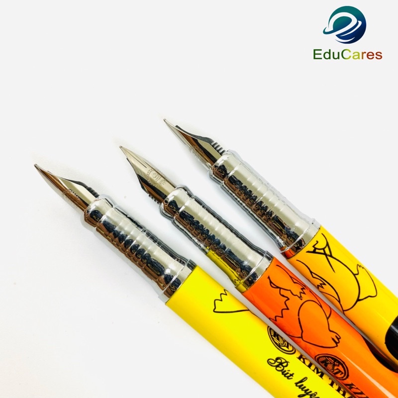 Bút máy nét thanh đậm ngòi mài Kim Thành 1011 dễ thương - bút luyện viết chữ đẹp kèm ngòi thay thế cao cấp
