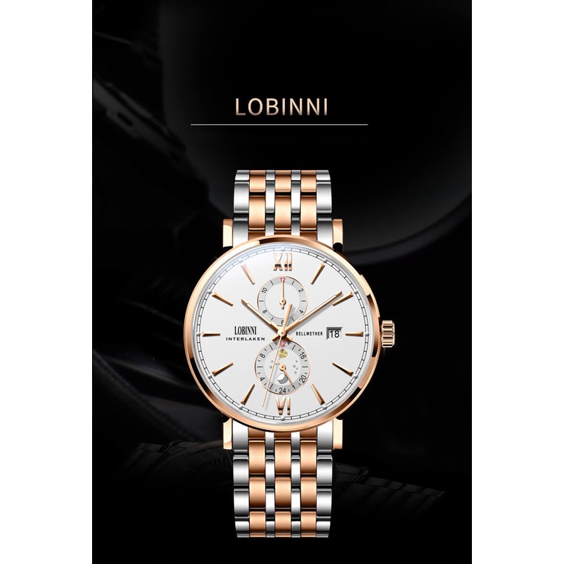 Đồng hồ nam chính hãng LOBINNI L1022-5 (Phiên Bản Hot Nhất Hè 2021)