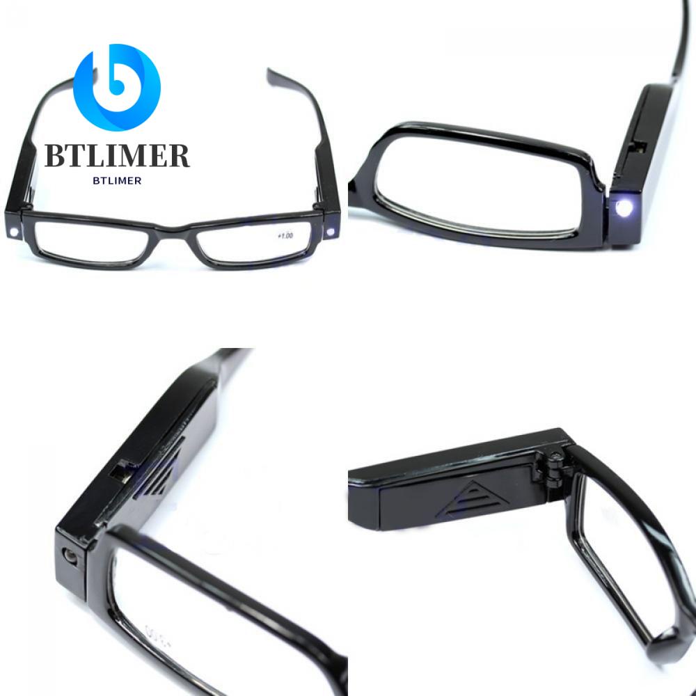 BTLIMER Kính Đọc Sách Có Đèn LED Với Độ Bền Cao