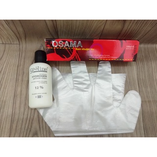 Combo nhuộm Osama có 100ml oxy & bao tay