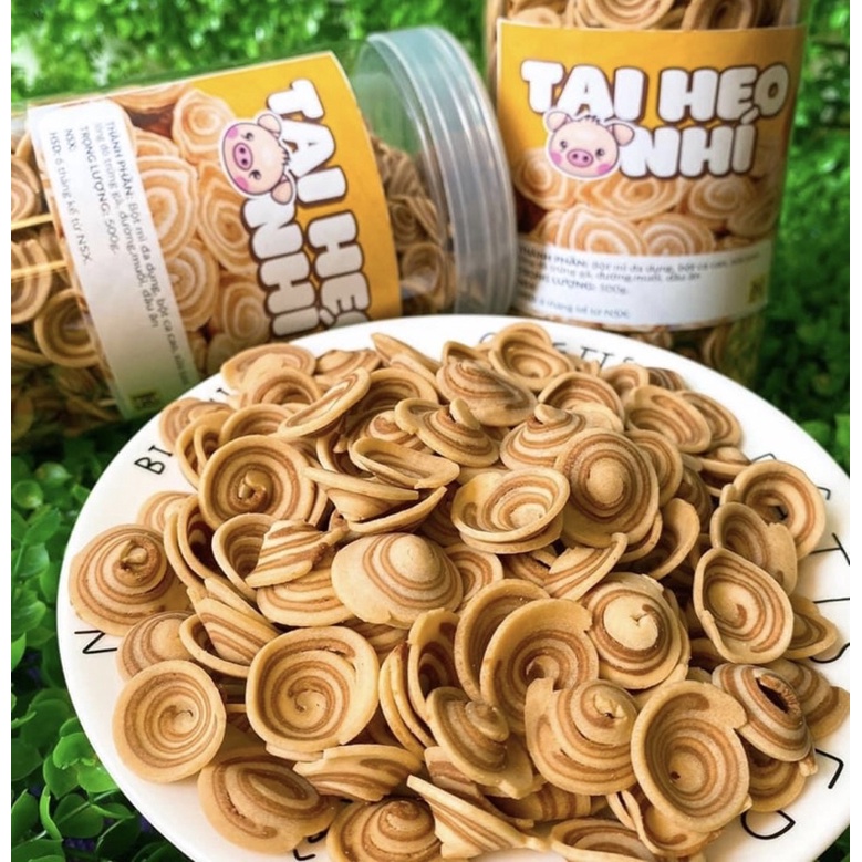 Bánh Tai Heo Nhí Tuổi Thơ Giòn Ngon 500g