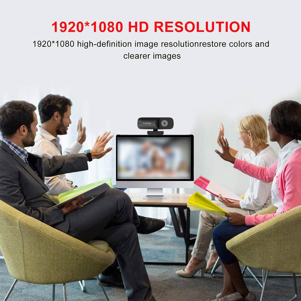 Webcam Lr-1080p Usb Kèm Micro Phù Hợp Cho Quay Video / Họp Trực Tuyến | BigBuy360 - bigbuy360.vn