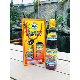 Hộp 2 chai nước mắm Phú Quốc Phụng Hưng 45 độ đạm (700ml/chai)