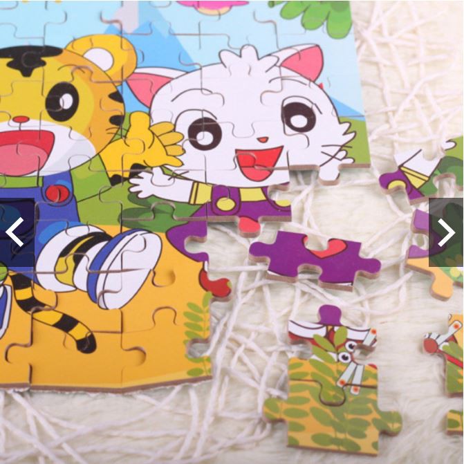 Bộ ghép hình 100 chi tiết hộp đựng thiếc (nhiều mẫu)