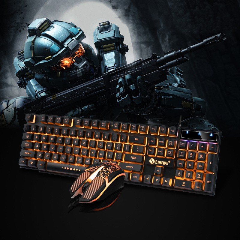 Combo Bàn phím + chuột dành cho game LED 7 MÀU GTX300 | BigBuy360 - bigbuy360.vn