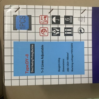Máy in date DY8 - Máy in date dập tay (Tặng 1 cuộn mực)