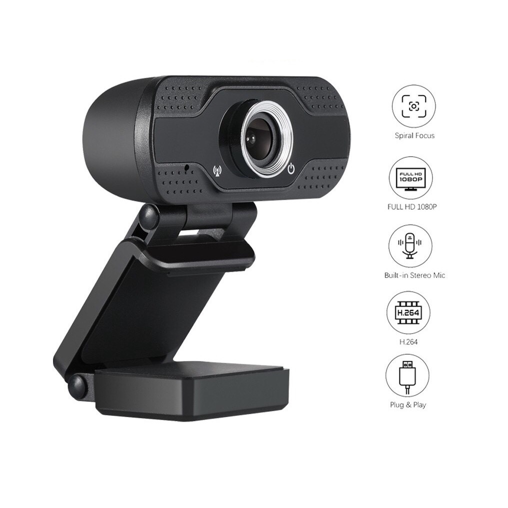 Webcam Yoosee kẹp Màn Hình Tích Hợp Míc 1080P siêu nét - Webcam Máy Tính Hỗ Trợ Học Trực Tuyến, để bàn