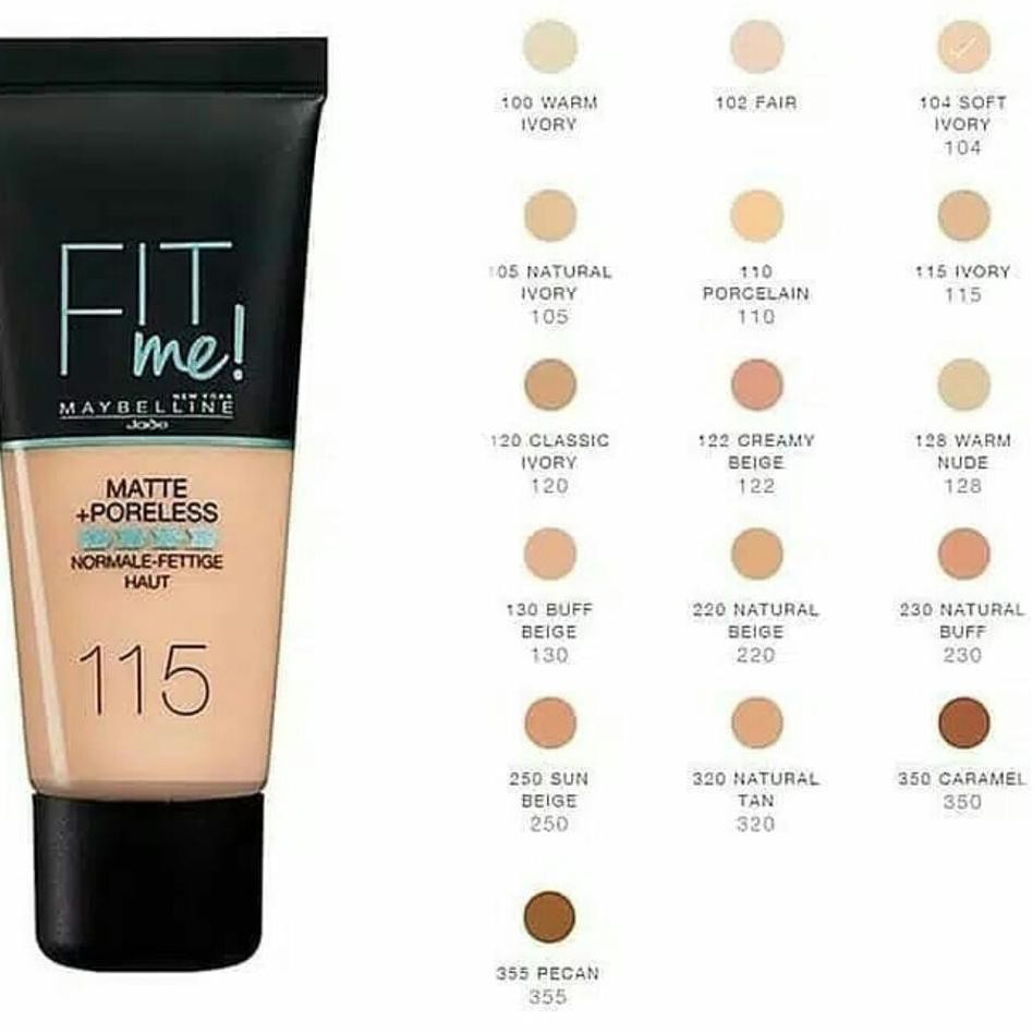 (Hàng Mới Về) Tuýp Kem Nền Maybelline Fit Me Dung Tích 18ml | BigBuy360 - bigbuy360.vn