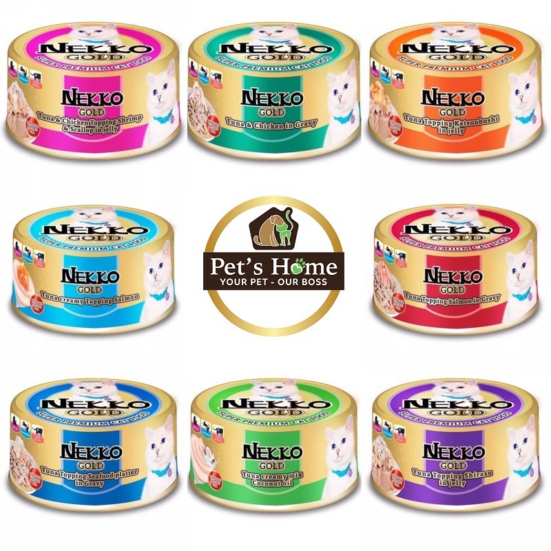 Pate Nekko Gold cho mèo lon 85g