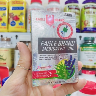 Dầu trắng con ó Mỹ Singapore 24ml Dầu gió 2 nắp Singapore Mỹ 24ml