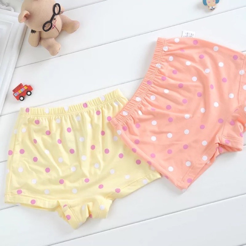 Quần Chíp Đùi 100% Cotton Cho Bé Gái đẹp mềm mịn