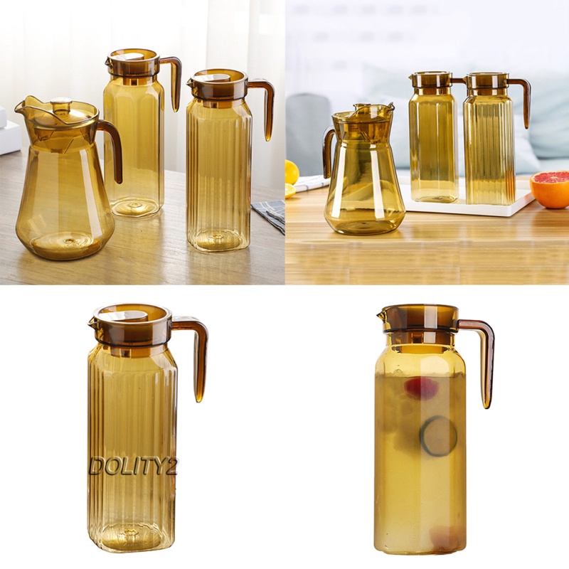 1500ml Acrylic Carafe Pitcher Jug Teapot for Wine Water Juice for Restaurant