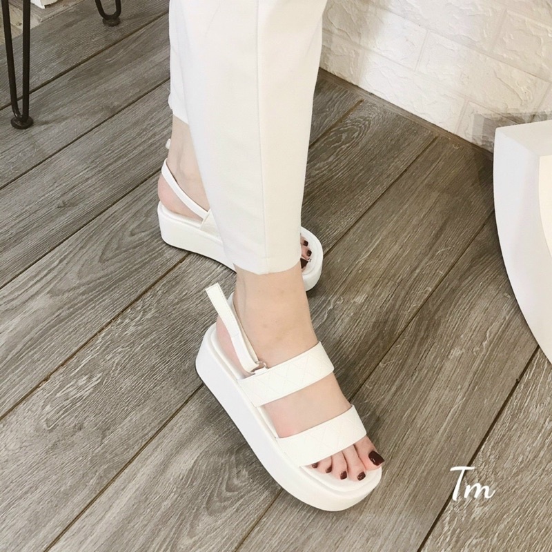 Sandal bánh mì 2 quai trần chỉ 5p