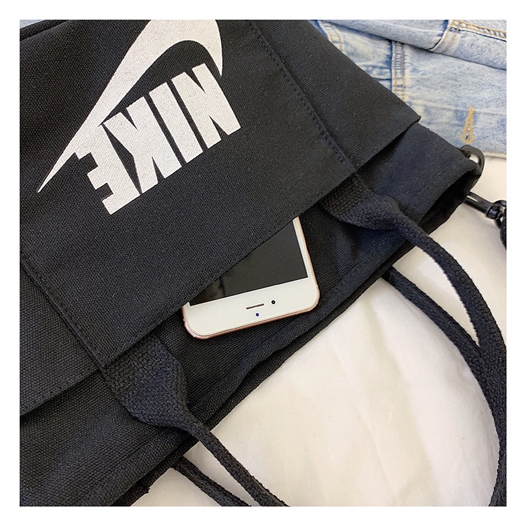 Túi Đeo Chéo Adidas Nike Chất Liệu Canvas Thời Trang Cho Nữ