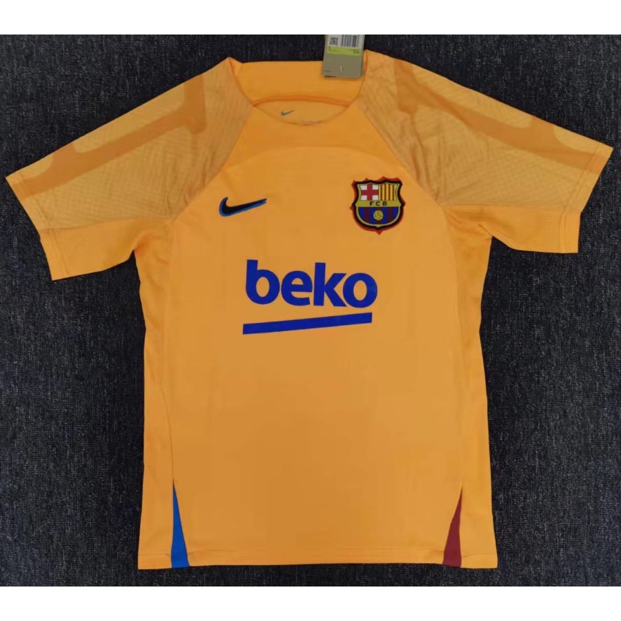 Bộ Quần Áo Bóng Đá Tay Ngắn Đội Tuyển Barcelona Chất Lượng Cao Size S-2XL 22-23