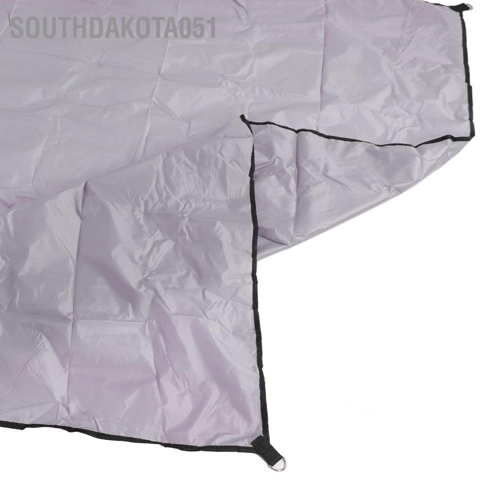 Mái Hiên Canvas 2x3m Hình Chữ Nhật Bằng Thép Không Gỉ