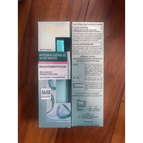 Hàng Đức Serum dưỡng ẩm, cung cấp nước LOreal Hydra Genius aloe water
