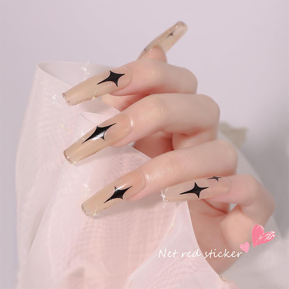 Miếng Dán Trang Trí Móng Tay 3D Lấp Lánh Thời Trang DIY