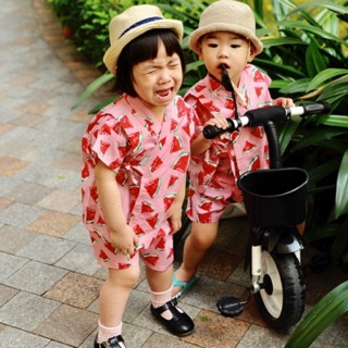 Bộ yukata phong cách Nhật Bản cho bé