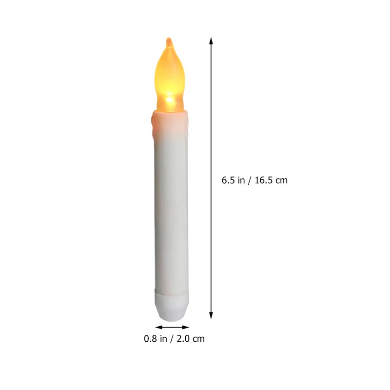 Đèn LED Hình Nến 16.5cm Chạy Bằng Pin Dùng Trang Trí Nhà Cửa/ Tiệc Cưới
