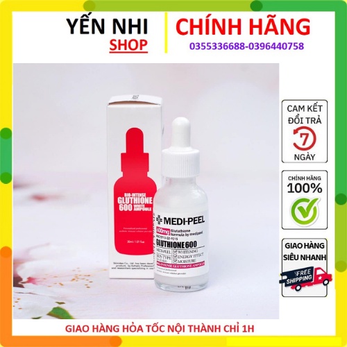 Tinh Chất Dưỡng Trắng MEDI-PEEL Gluthione 600 White Ampoule Serum Medi Peel