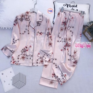 Pijama Lụa Cao Cấp Dài Tay Y2 * 🎁 ཾ