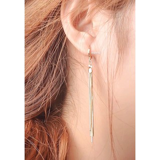 bông tai mì 3 tua mạ vàng siêu bền màu