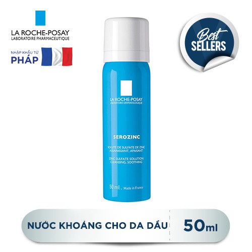 La Roche Posay- Nước Khoáng Giúp Làm Sạch Và Làm Dịu Da Dành Cho Da Dầu Mụn La Roche-Posay