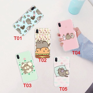Ốp điện thoại mềm họa tiết mèo Pusheen 230GT cho Samsung Galaxy A20 A20S A21 A21S A10 A10S A11 A30 A30S A71