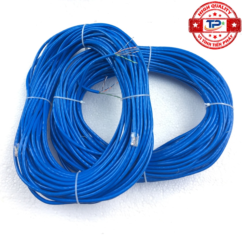 SIEU KHUYẾN MẠI Dây cáp mạng LAN Internet bấm sẵn UTP Cable chống nhiễu dài 20m chuẩn CAT 6