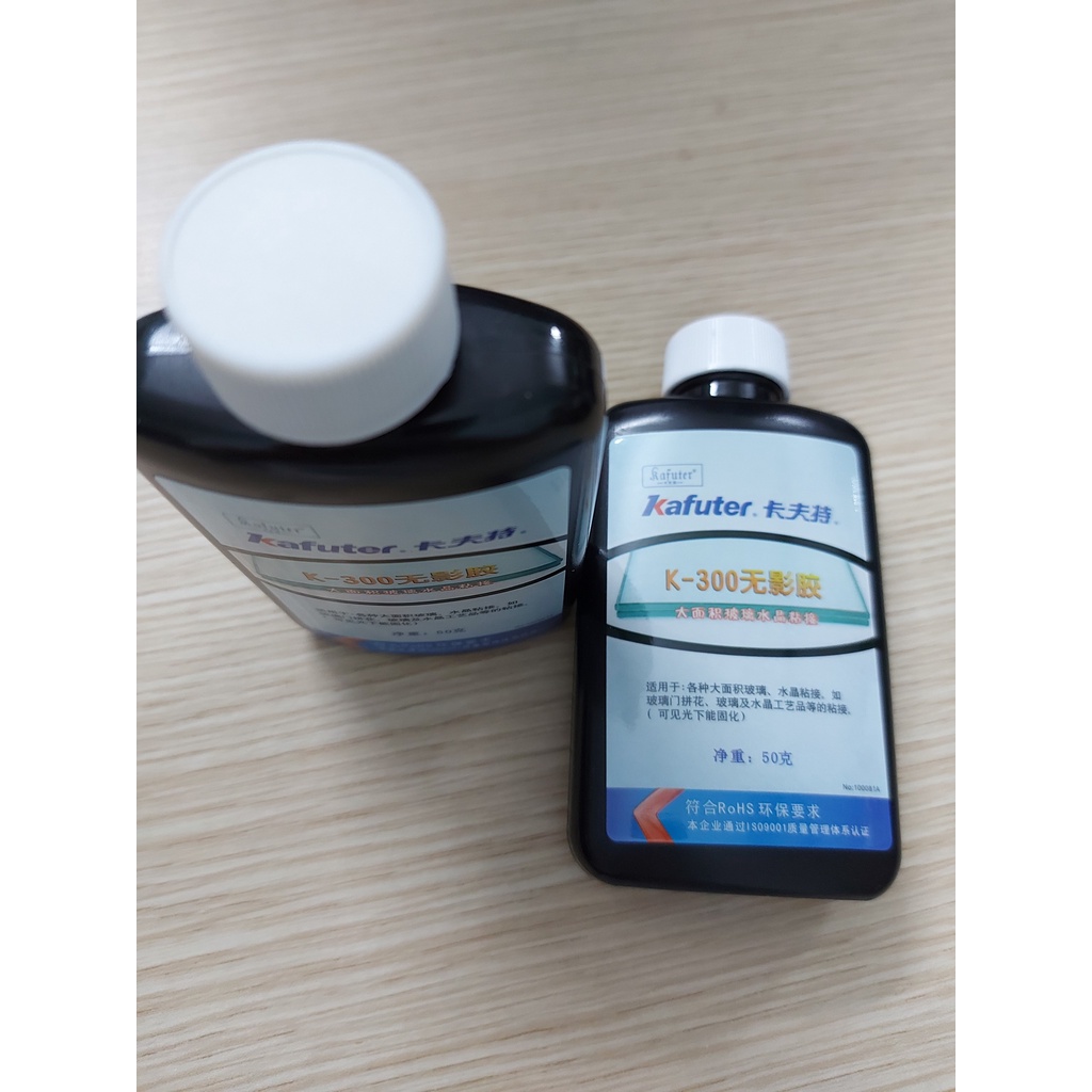 Keo UV Kafuter K-300, Keo trong suốt