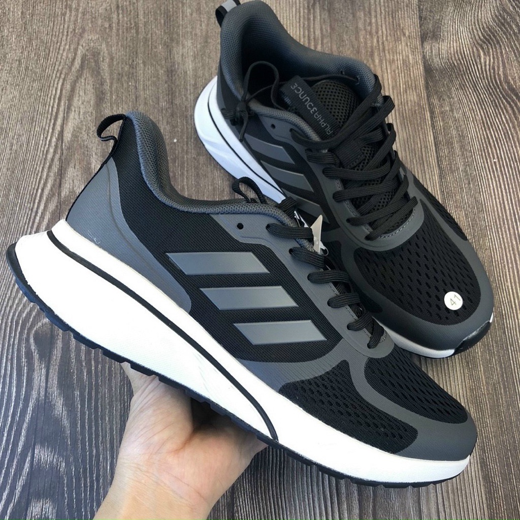 Giày alphabounce 2022 đen nam nữ CỰC HOT